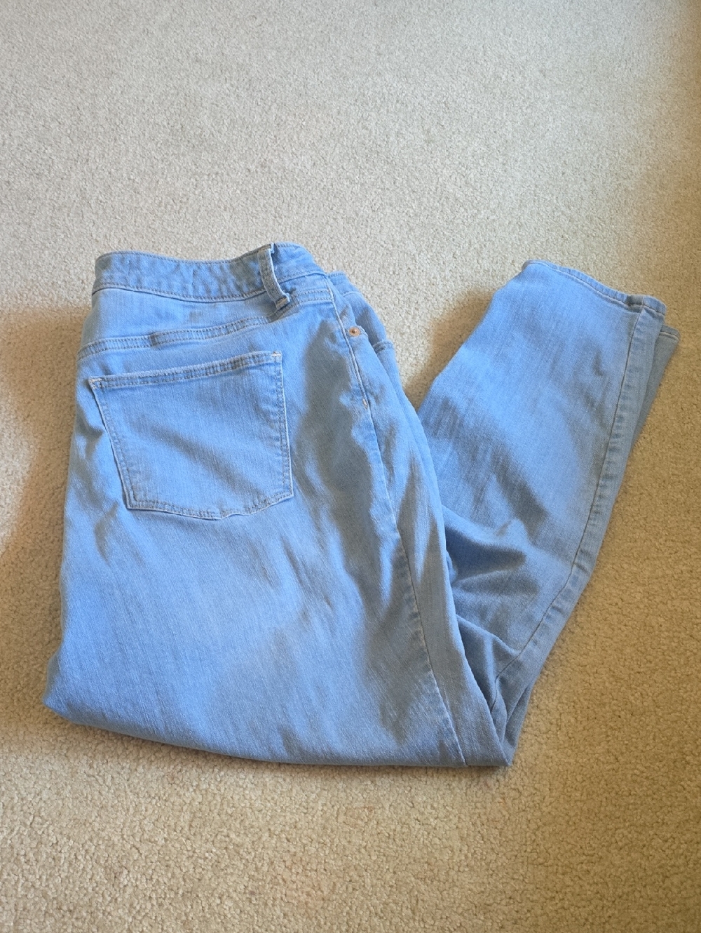 Universal Thread Light Wash Mid-rise Curvy Skinny Jeans Sizr 16W